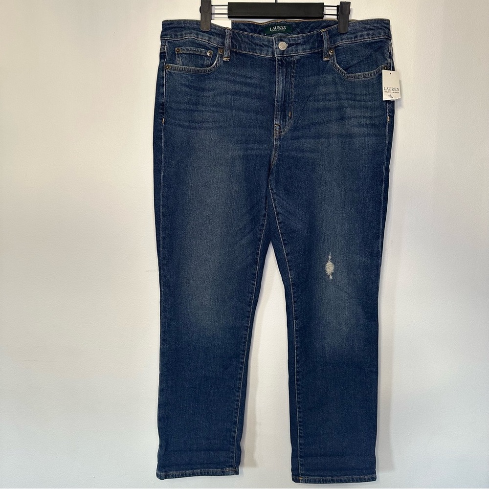 Lauren Ralph Lauren Dark Blue Ankle Jeans